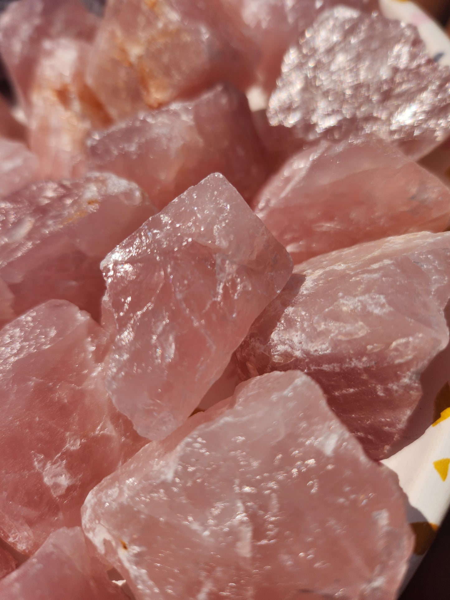 Raw Rose Quartz