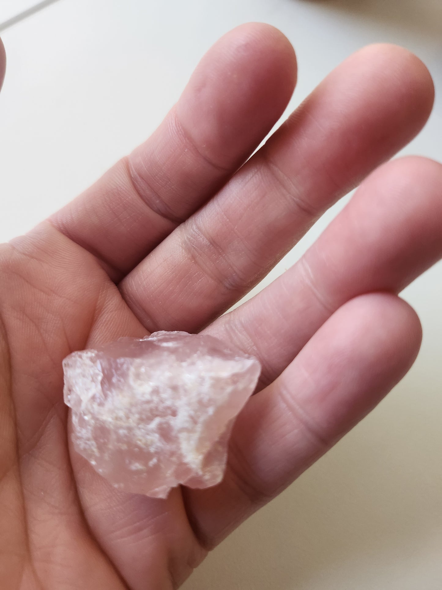 Raw Rose Quartz