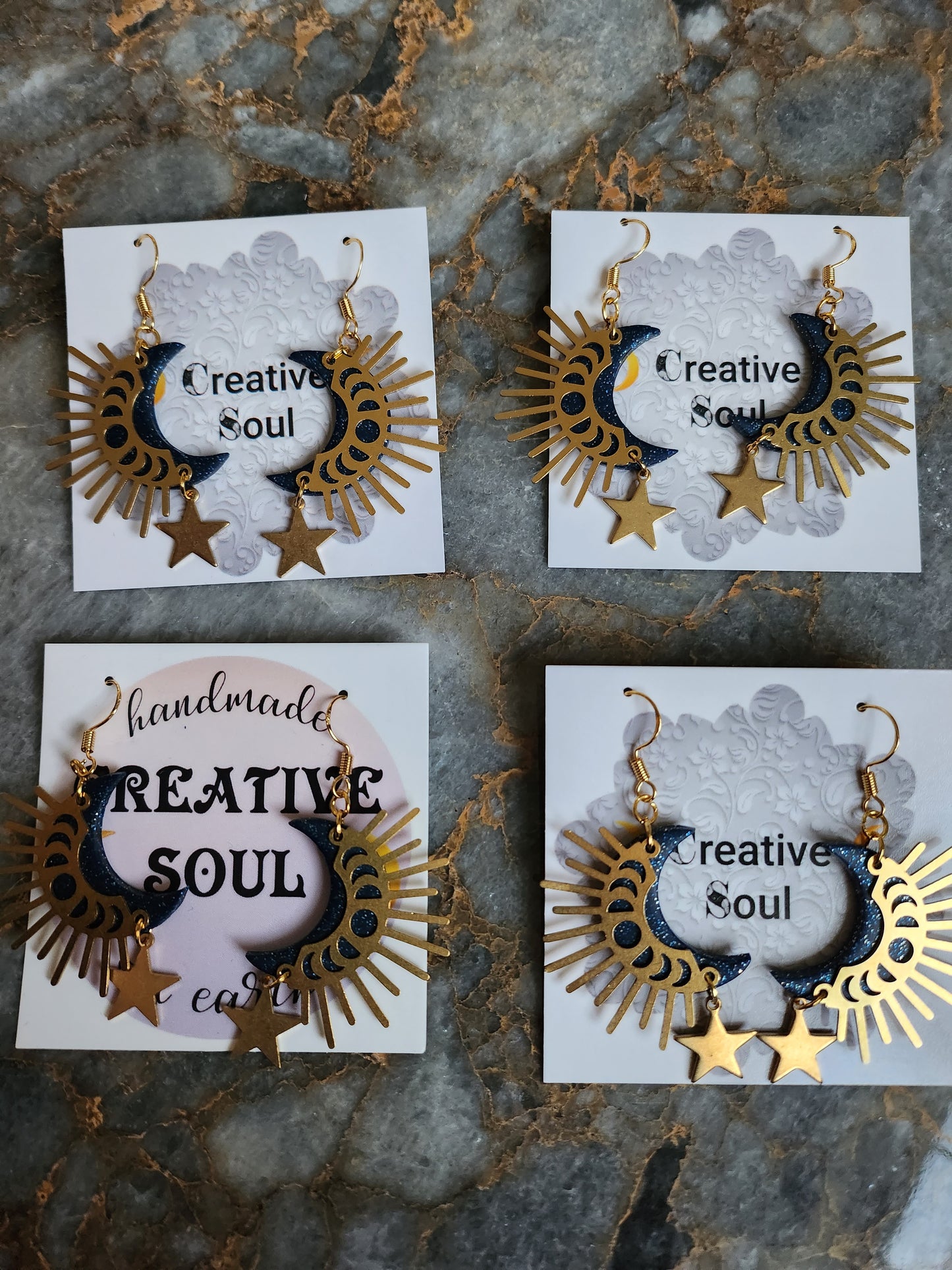 Goddess Moon dangles