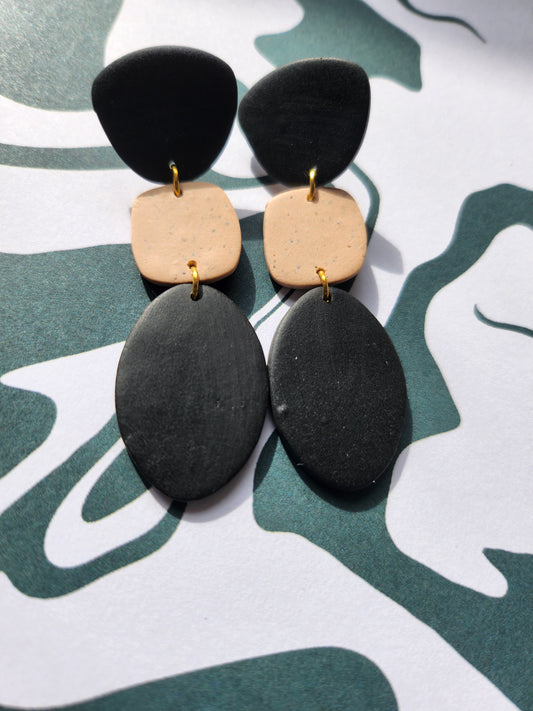 Black and Tan dangles #2