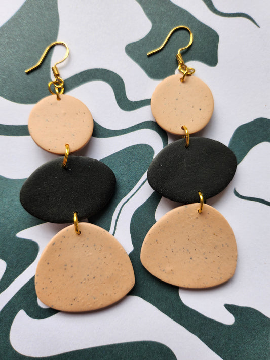 Black and tan dangles