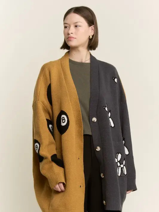 Balloon Dog Magic 8 Ball Cardigan