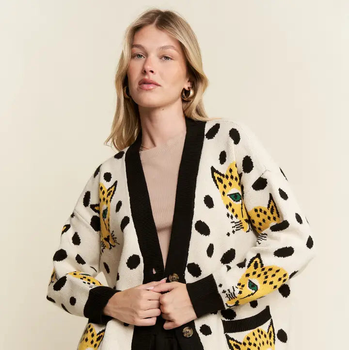 Cheetah Cardigan