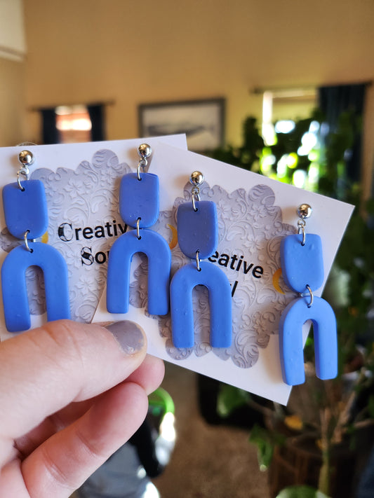 Kara dangles in Robins Egg Blue