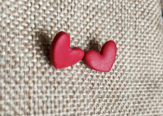 Red Heart studs