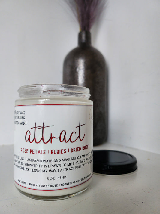 Attract Rose Candle